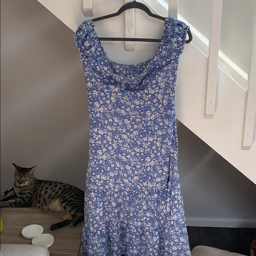 Date night blue dress